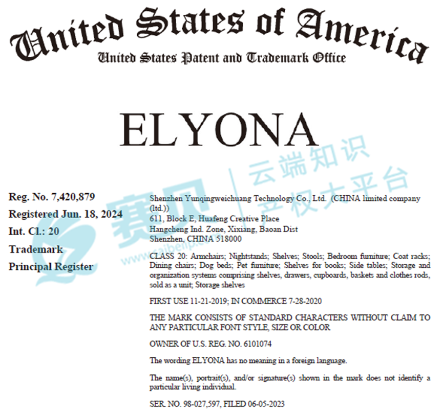 美国诉讼案件 25-cv-472:ELYONA品牌知识产权维权动态