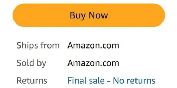 亚马逊推出“最终销售，不可退货”标签的背后意味